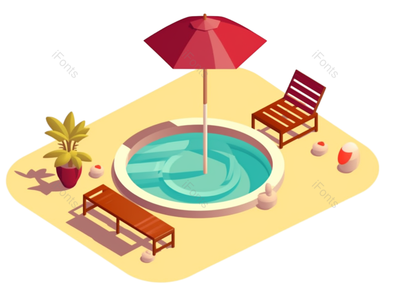 节日图片,户外元素,夏天PNG,插画免抠素材